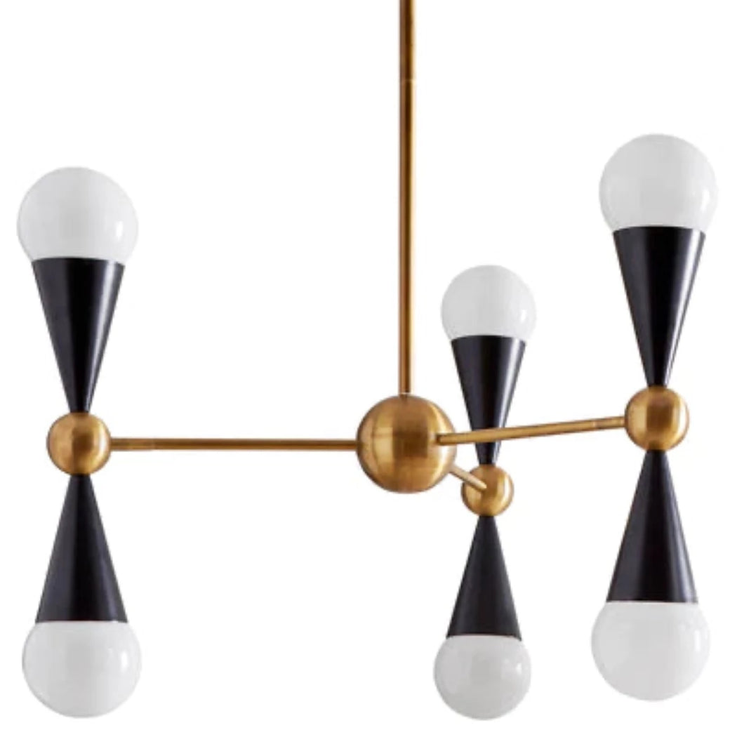 Caracas six-light chandelier
